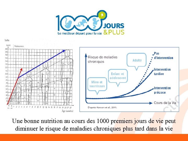 Une bonne nutrition au cours des 1000 premiers jours de vie peut diminuer le