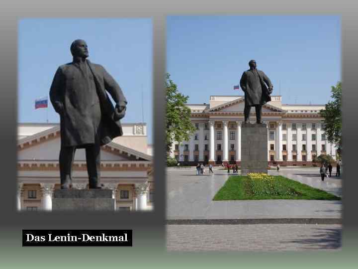 Das Lenin-Denkmal 