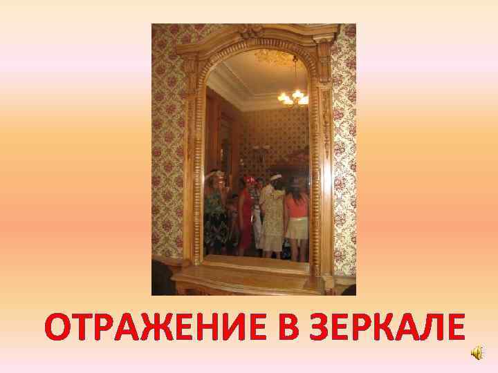 ОТРАЖЕНИЕ В ЗЕРКАЛЕ 