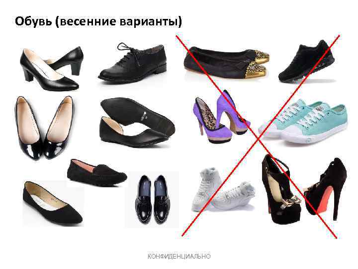 Обувь (весенние варианты) КОНФИДЕНЦИАЛЬНО 