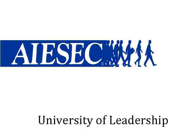 University of Leadership 