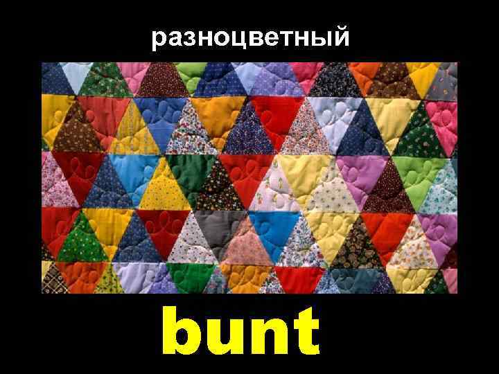 разноцветный bunt 