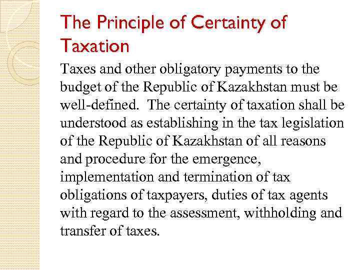 benefit principle of taxation economics