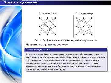 Правило треугольников 