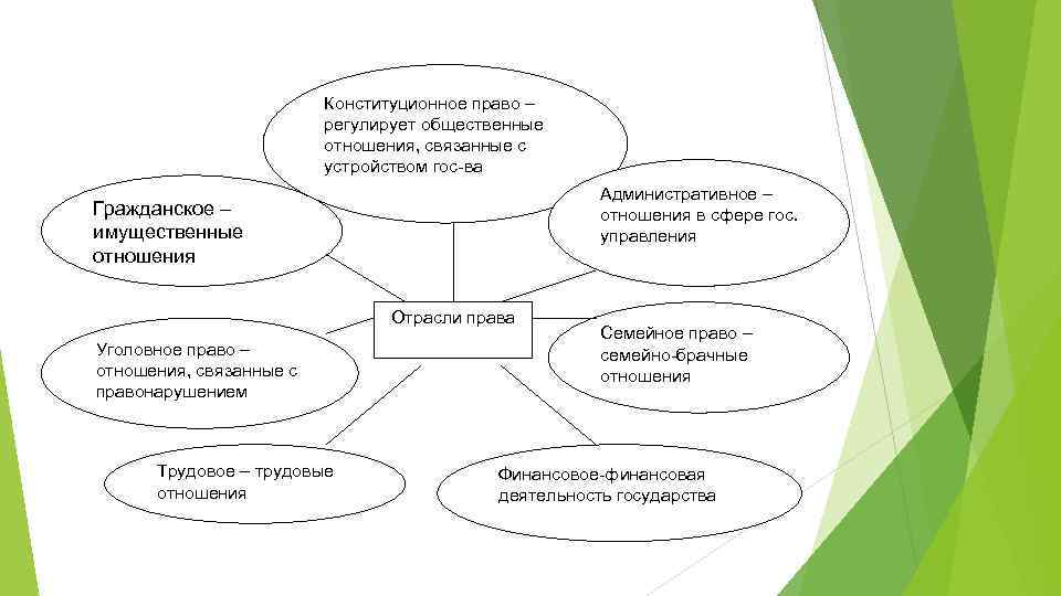 Конституционное право регулирует отношения