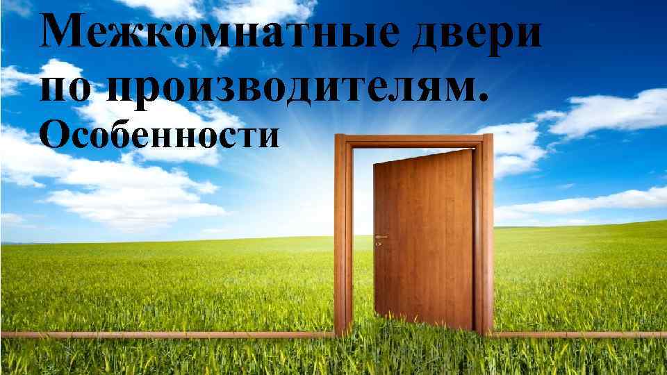 Межкомнатные двери по производителям. Особенности 