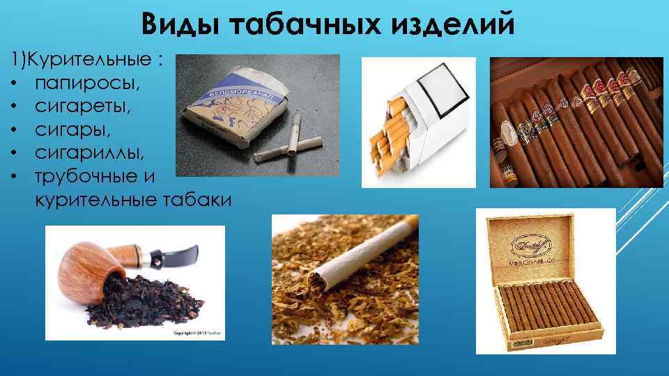 Виды табака. Виды табачных изделий. Виды табачной продукции. Вид некурительного табачного изделия. Виды курительных сигарет.