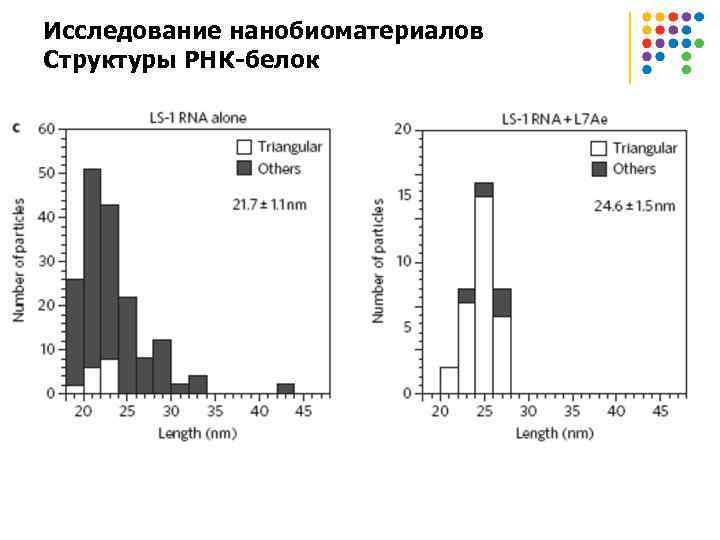 Исследование нанобиоматериалов Структуры РНК-белок 