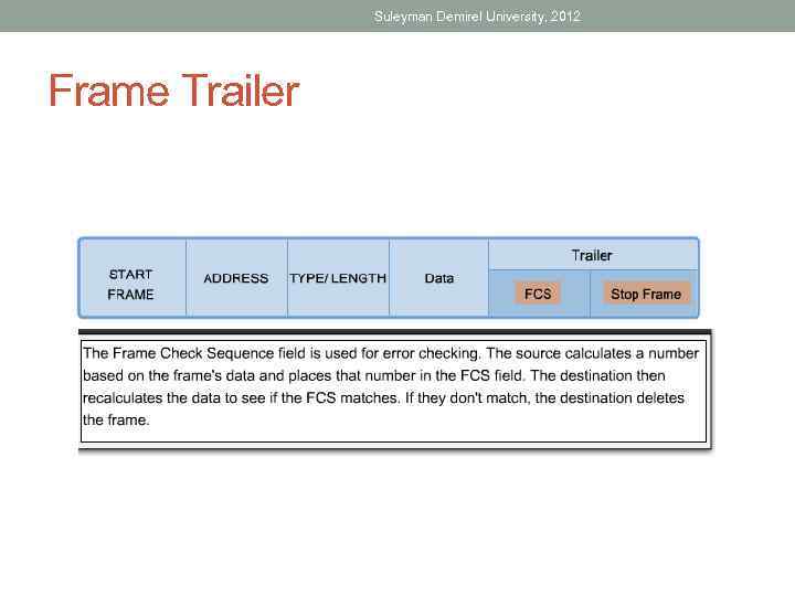 Suleyman Demirel University, 2012 Frame Trailer 