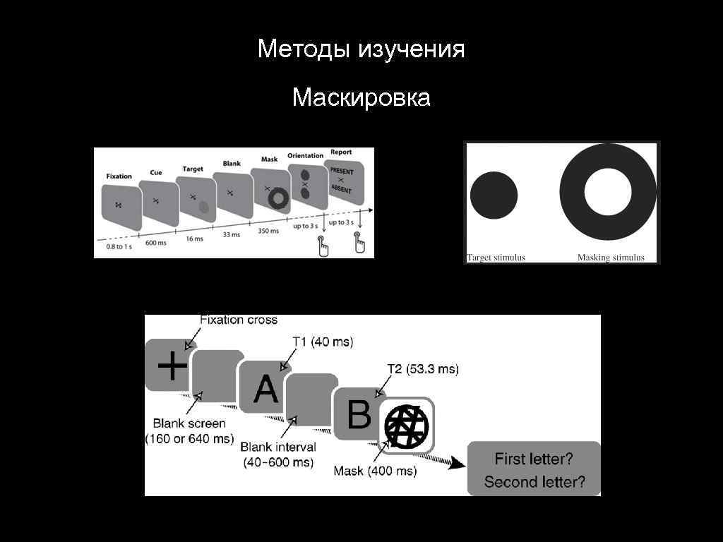 Методы изучения Маскировка 