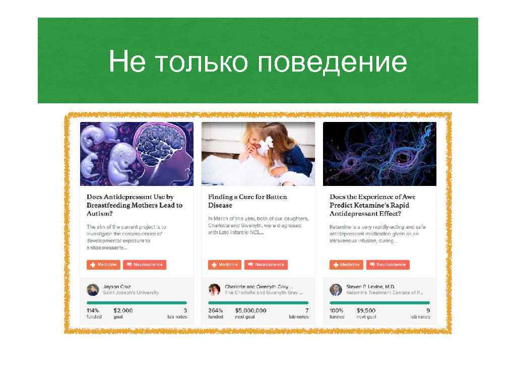 Не только поведение 