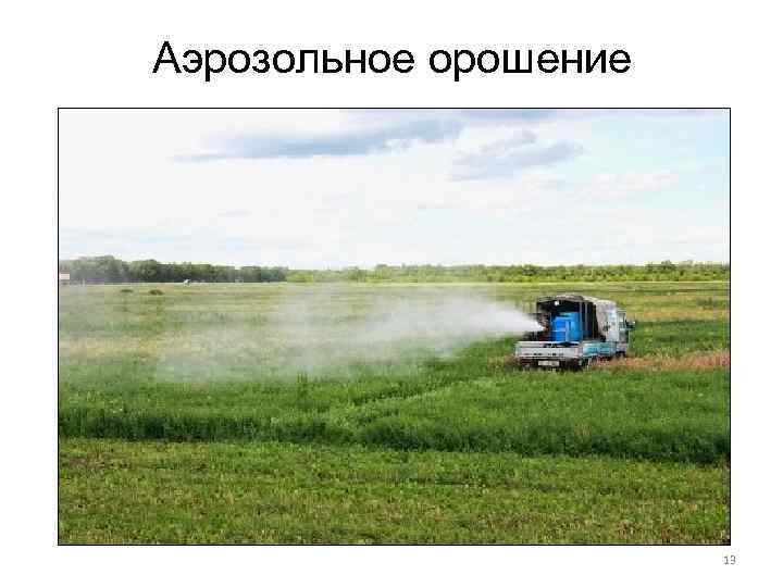 Аэрозольное орошение 13 