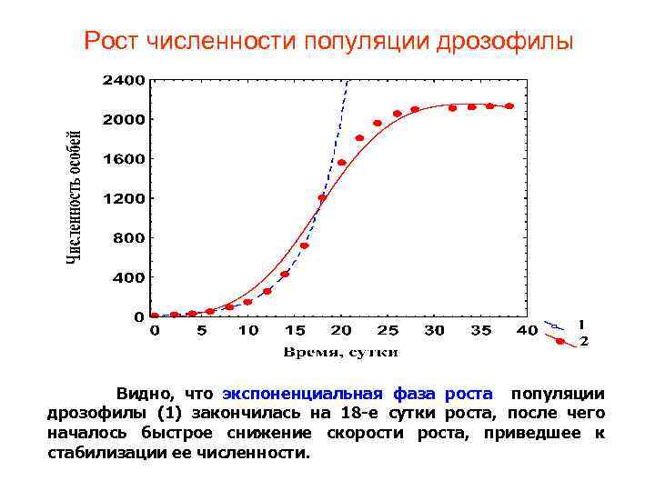 Изменение численности популяции