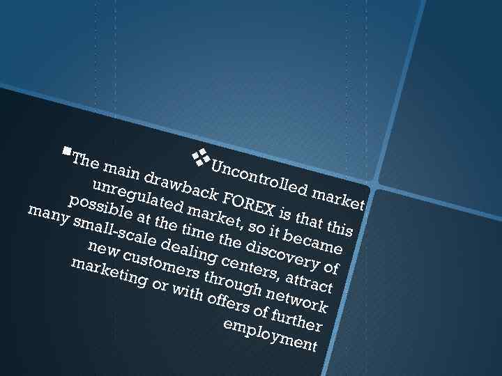 §The m v. Unc o ain d ntrol rawb unre led m ack F