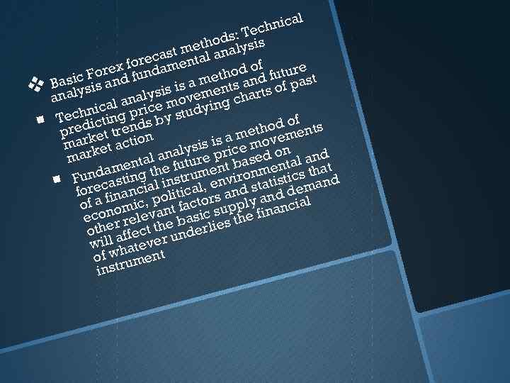 nical ch s: Tes d etho nalysi tm ecas ental a or of rex