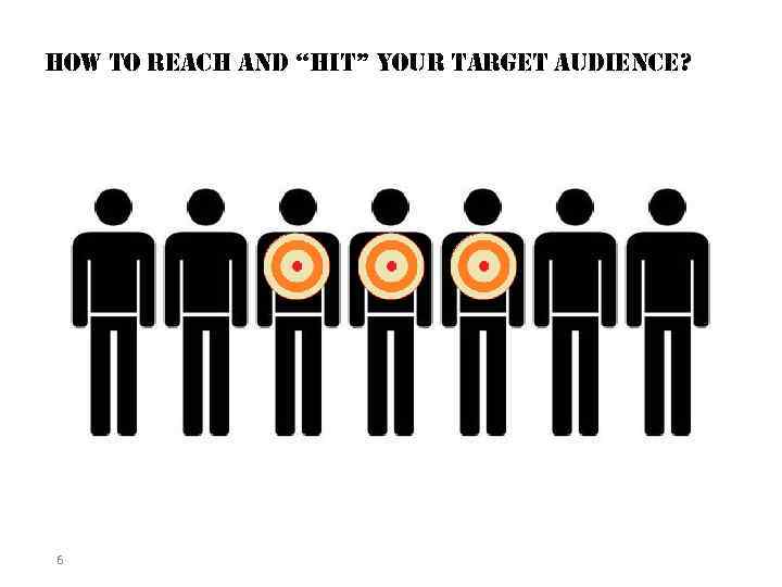 how to reach and “hit” your target audience? 6 