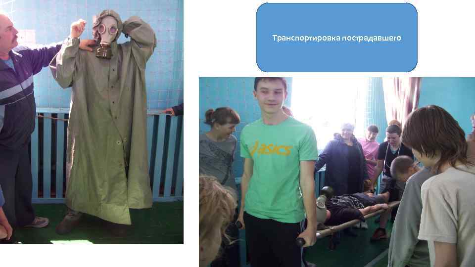 Транспортировка пострадавшего 