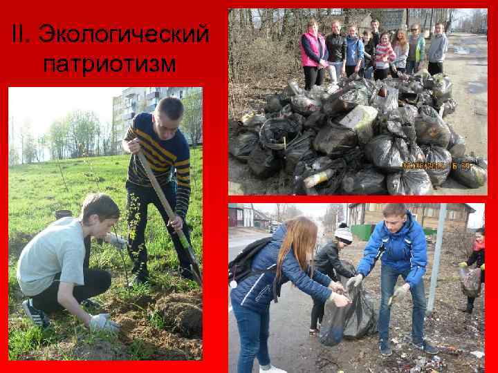 II. Экологический патриотизм 