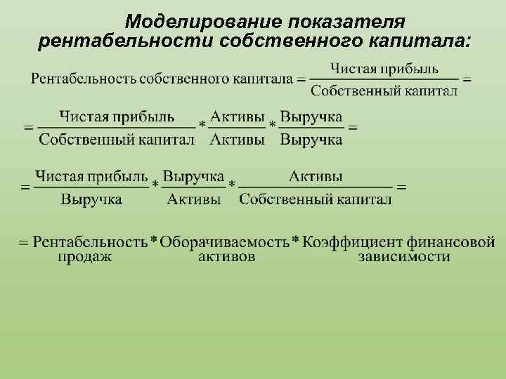 Финансовый результат литература