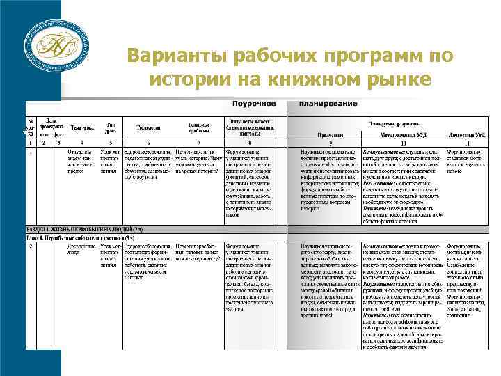 www. nspu. net Варианты рабочих программ по истории на книжном рынке 