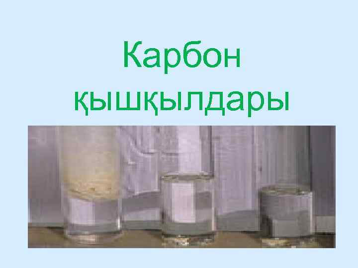 Карбон қышқылдары 