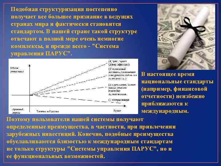 Подобная структуризация постепенно получает все большее признание в ведущих странах мира и фактически становится