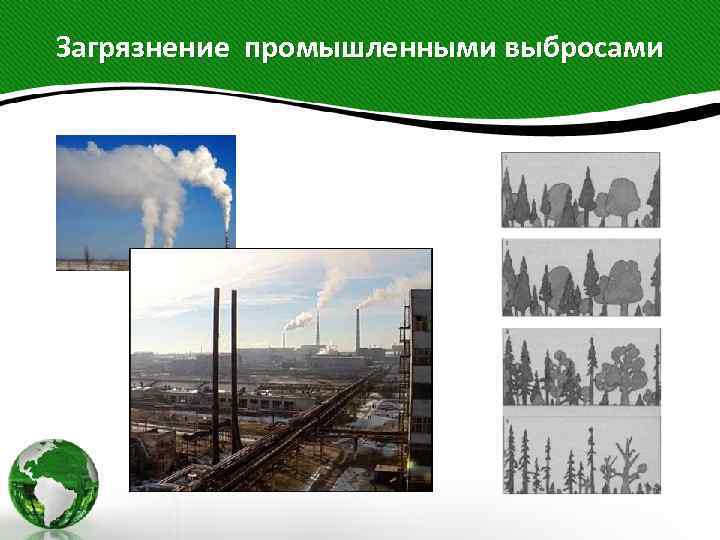 Загрязнение промышленными выбросами 