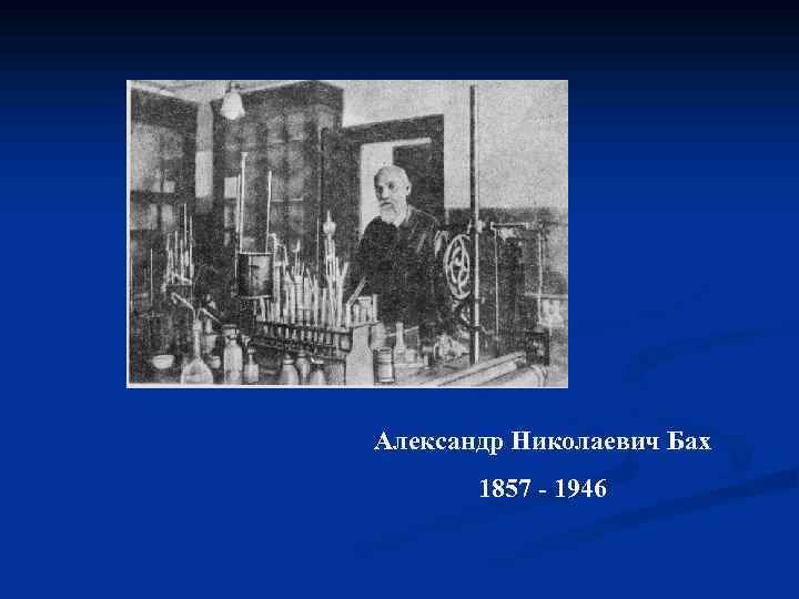 Александр Николаевич Бах 1857 - 1946 