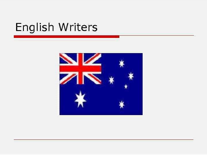 English Writers 
