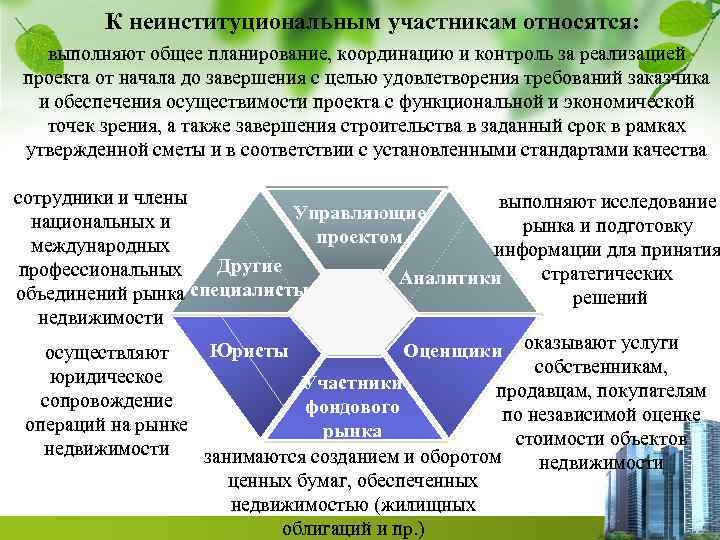 Кого можно отнести к участникам проекта