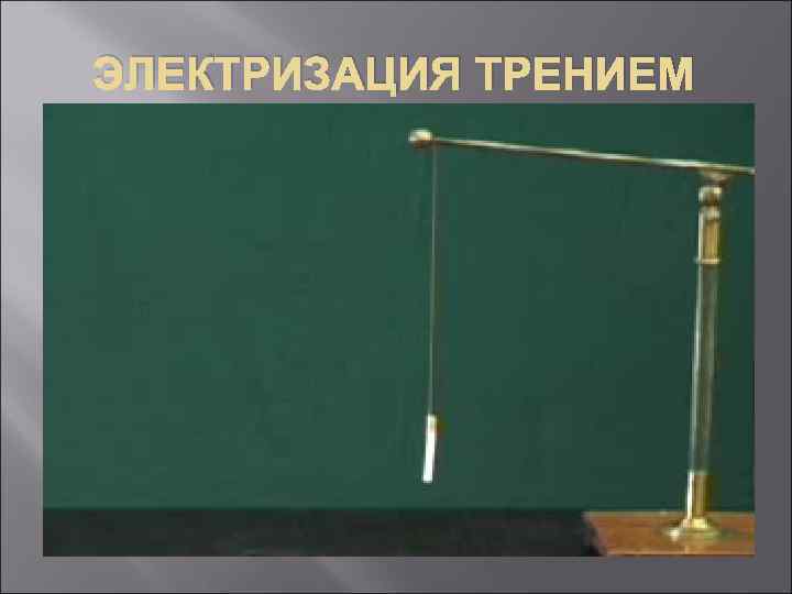 ЭЛЕКТРИЗАЦИЯ ТРЕНИЕМ 