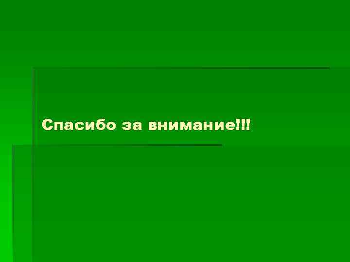 Спасибо за внимание!!! 