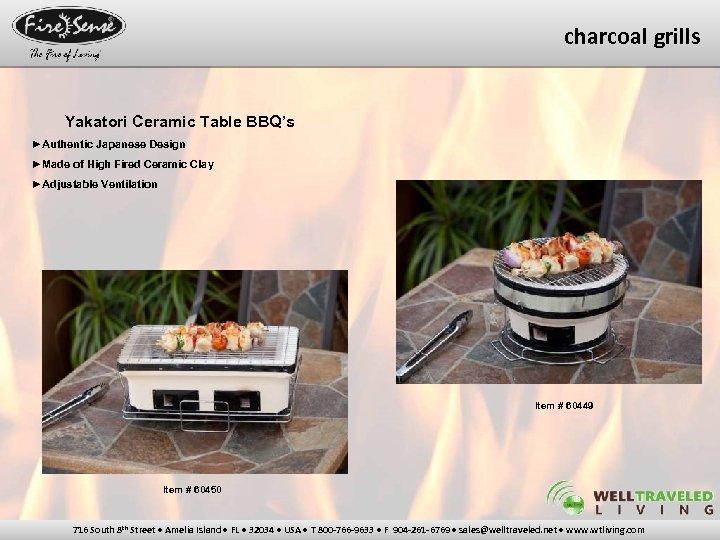 charcoal grills Yakatori Ceramic Table BBQ’s ►Authentic Japanese Design ►Made of High Fired Ceramic