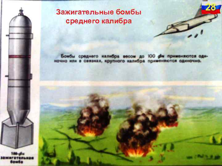 Зажигательные бомбы среднего калибра 28 