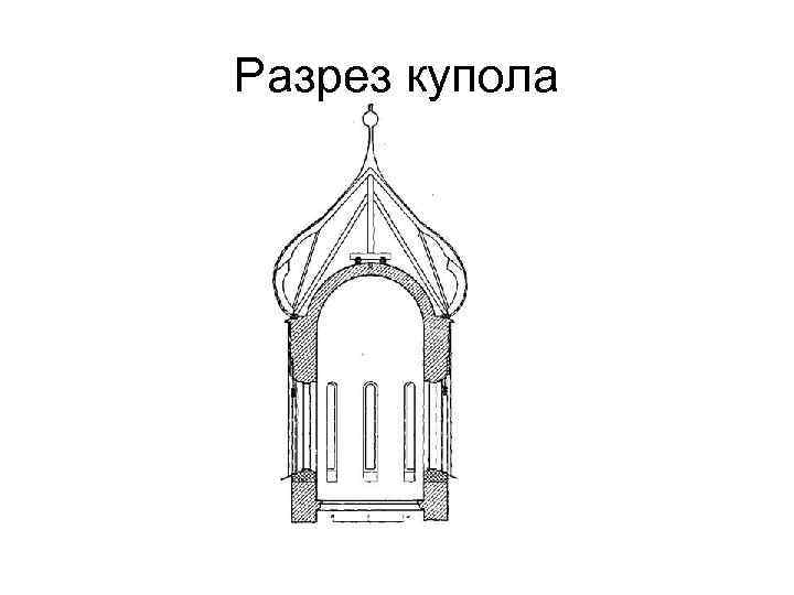 Разрез купола 