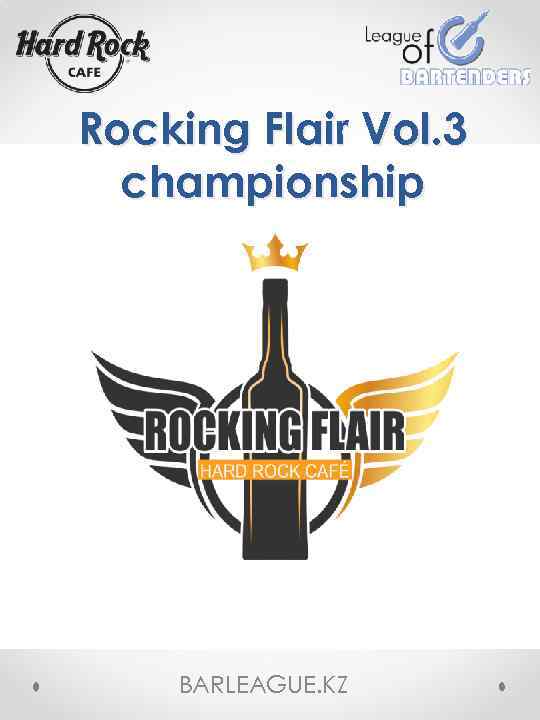 Rocking Flair Vol. 3 championship BARLEAGUE. KZ 