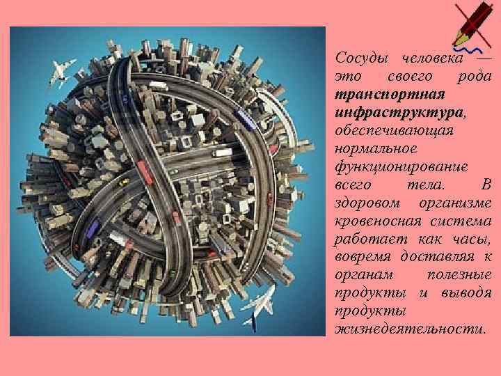 Сосуды человека — это своего рода транспортная инфраструктура, инфраструктура обеспечивающая нормальное функционирование всего тела.