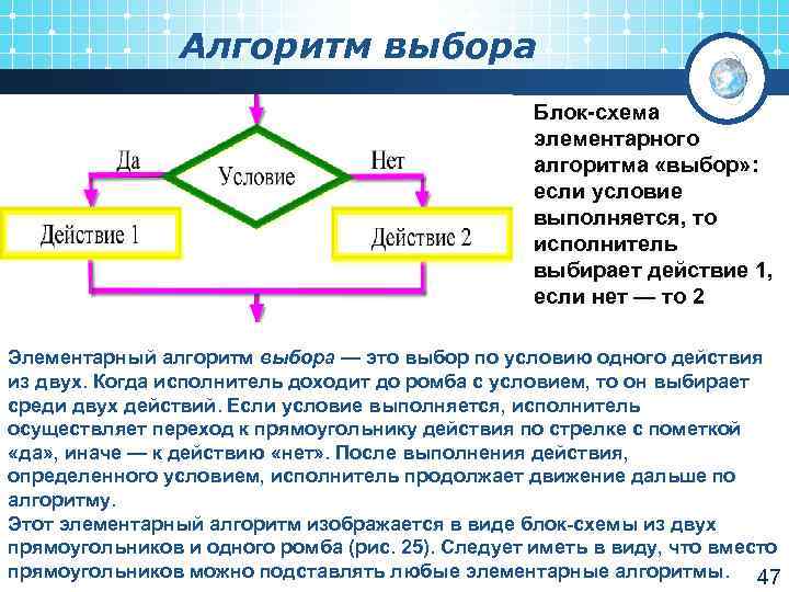 Блок выбора