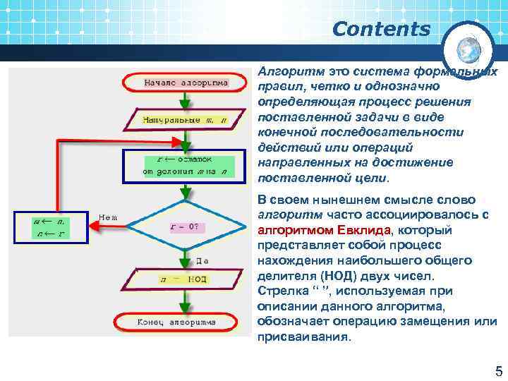 Процесс решения задачи