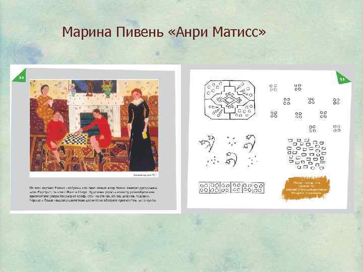 Марина Пивень «Анри Матисс» 