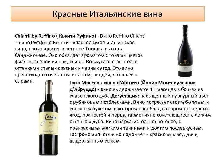 Красные Итальянские вина Chianti by Ruffino ( Кьянти Руфино) - Вино Ruffino Chianti –