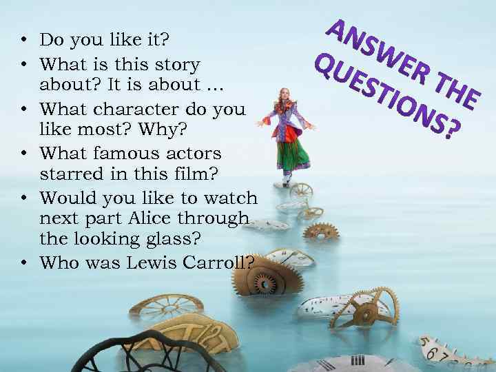  • Do you like it? • What is this story about? It is