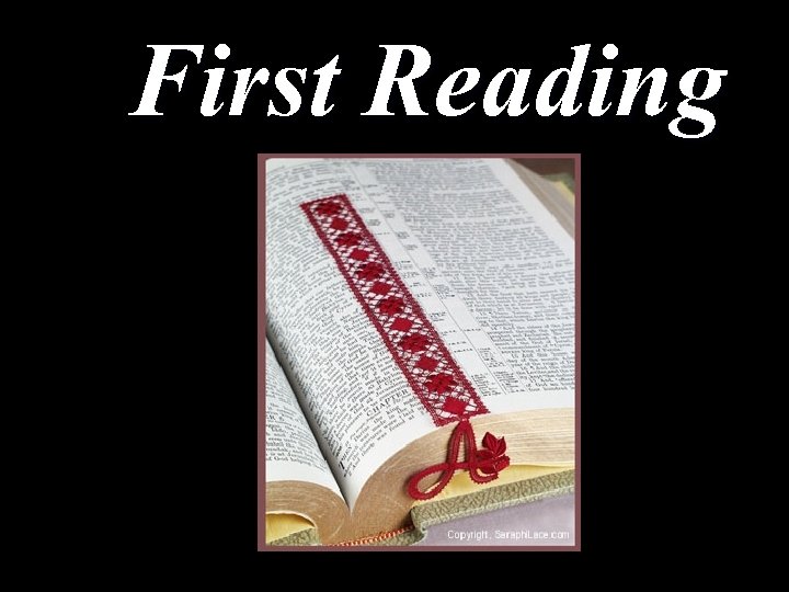 First Reading 