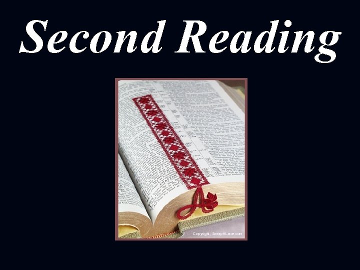 Second Reading 