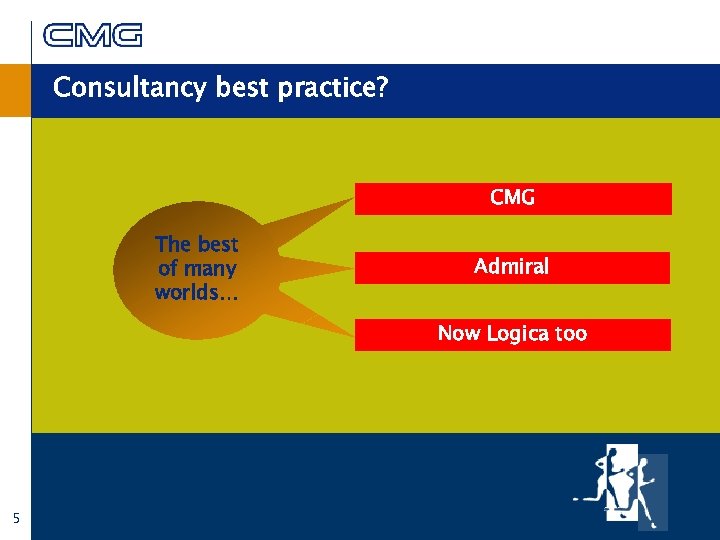 Consultancy best practice? CMG The best We can of many provide worlds… Admiral Now