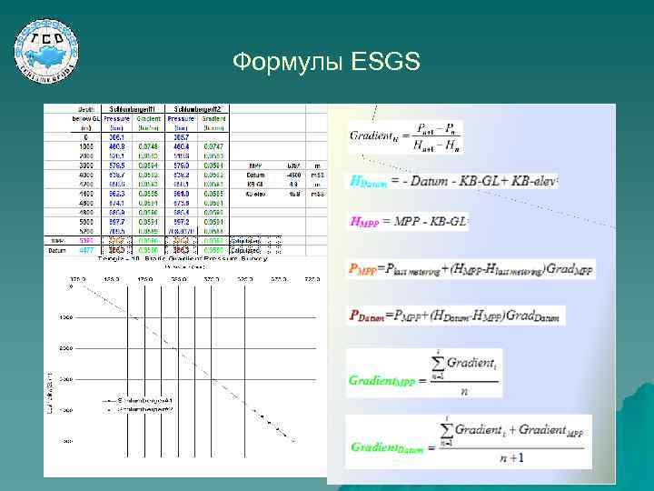 Формулы ЕSGS TCO Reservour Management 9 