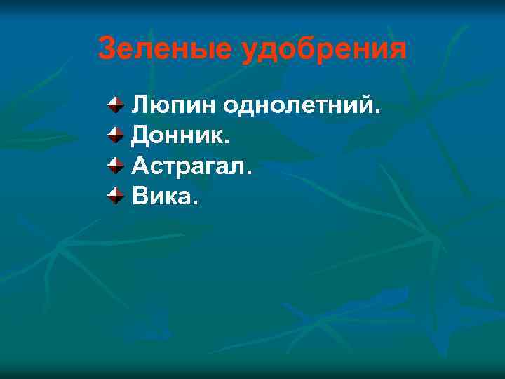 Зеленые удобрения Люпин однолетний. Донник. Астрагал. Вика. 