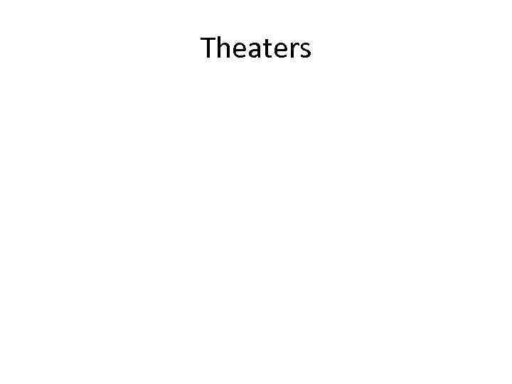 Theaters 