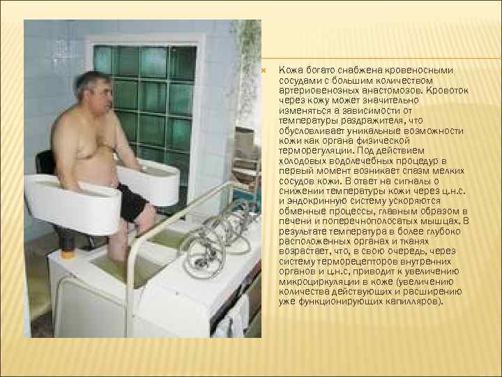  Кожа богато снабжена кровеносными сосудами с большим количеством артериовенозных анастомозов. Кровоток через кожу