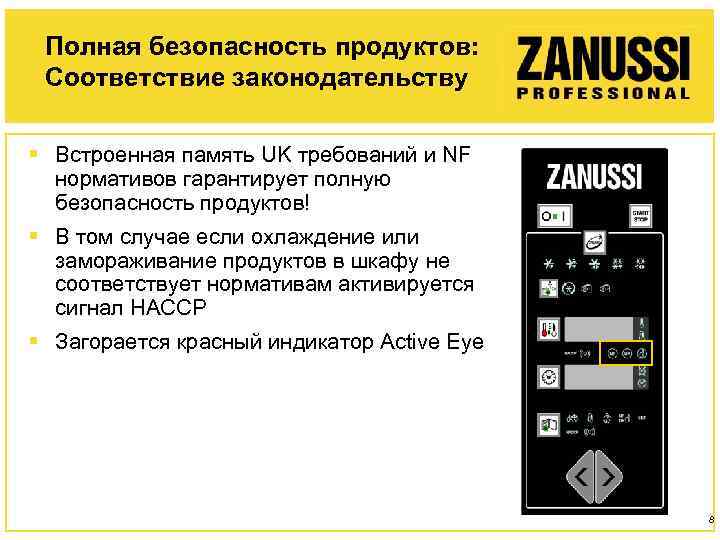 Полная безопасность продуктов: Соответствие законодательству § Встроенная память UK требований и NF нормативов гарантирует